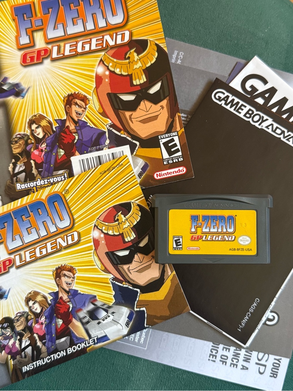 SOLD ‼️Nintendo F-Zero: GP Legend Game Boy Advance - Yellow Label Cartridge